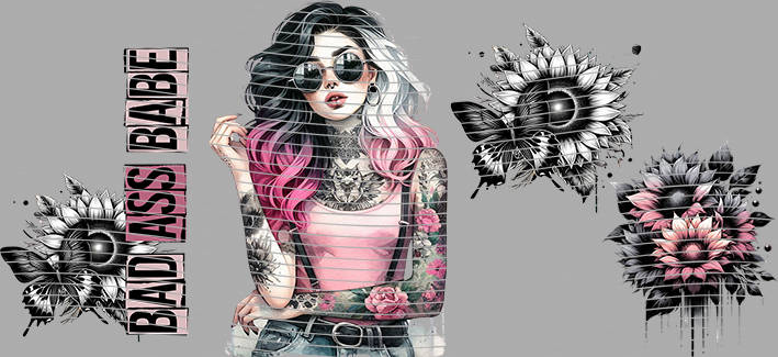 16oz Sunflower Girl-SU-311